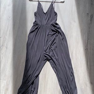 Silence + noise dark grey jumpsuit